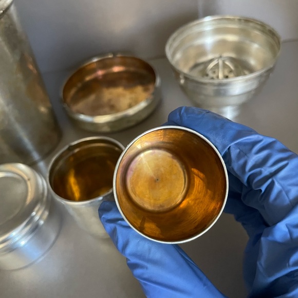 Vintage German Art Deco‎ Style Travel Cocktail Set with Shaker - Picture 13 of 15